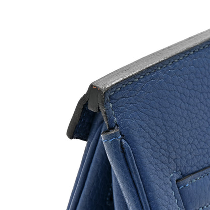 Hermes Togo Birkin 35 Bleu Thalassa 18 of 19
