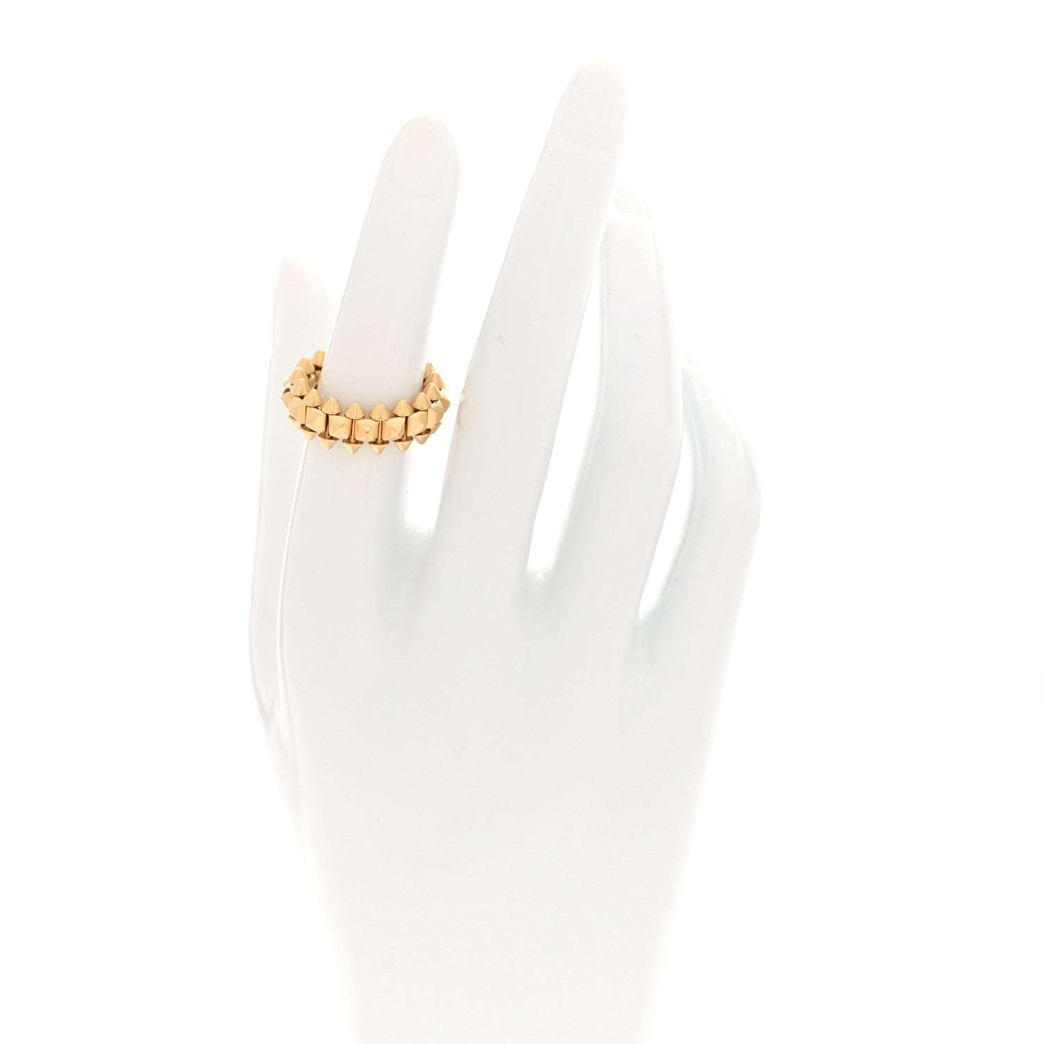 Cartier 18K Yellow Gold MM Clash De Cartier Ring 51 5.75 2 of 4
