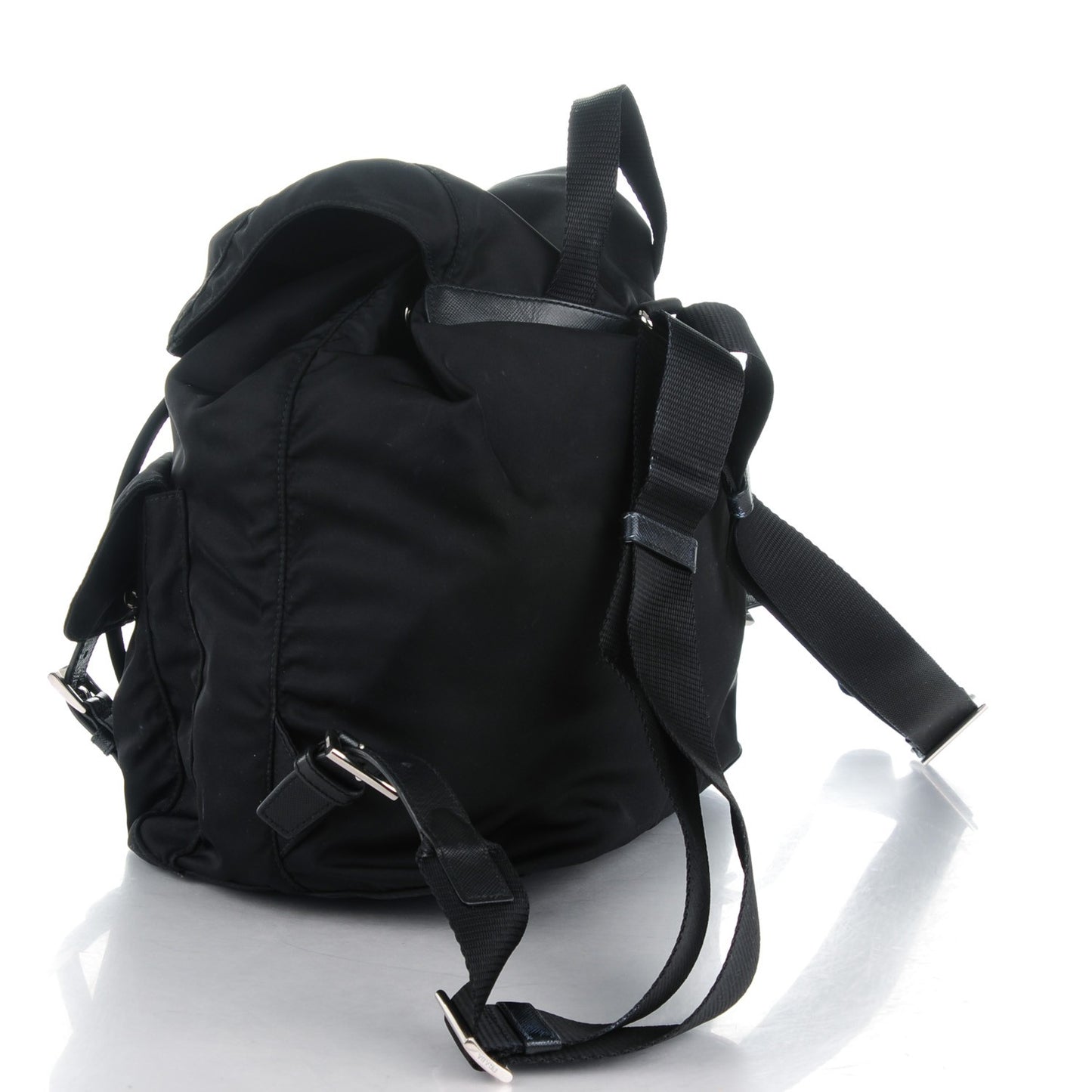 Nylon Vela Medium Backpack Black