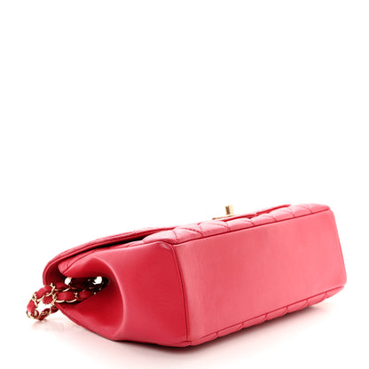Chanel Lambskin Quilted Medium Mademoiselle Chic Flap Pink 4 of 10