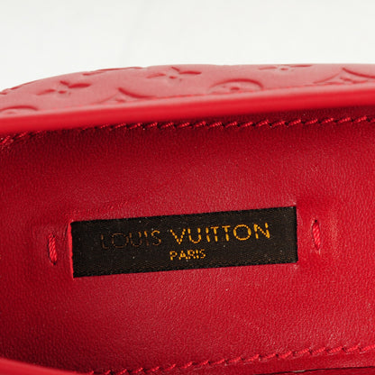 Louis Vuitton Calfskin Embossed Monogram Debbie Ballerina Flats 38 7 of 10