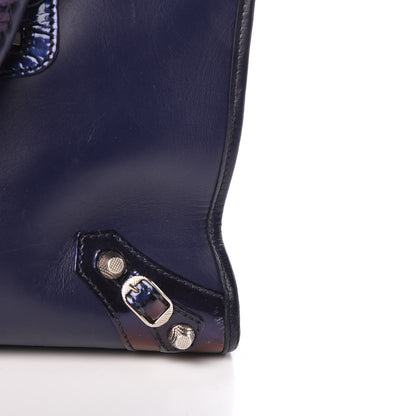 Balenciaga Smooth Calfskin Metallic Patent Giant 12 Silver Hardware City Ultraviolet 15 of 22