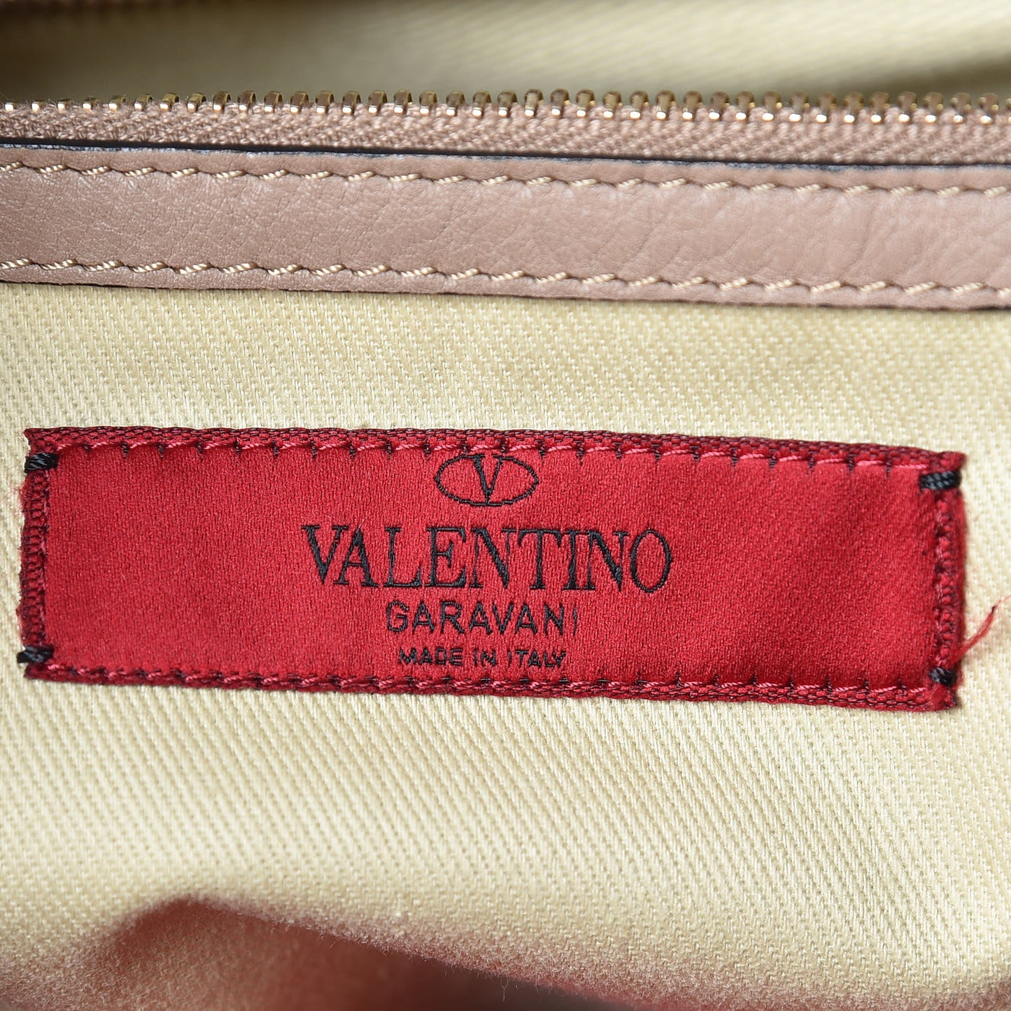 Grained Calfskin Va Va Voom Tote Sabbia
