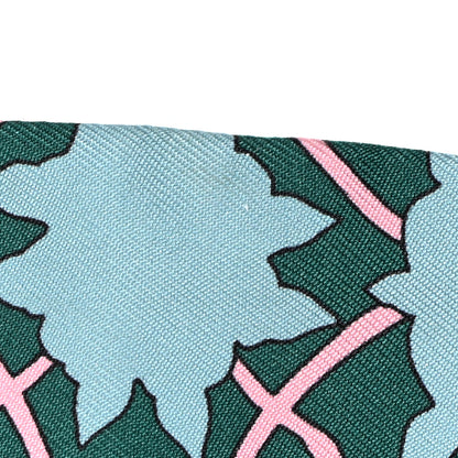 Hermes Silk Tapis Persans Twilly Lagon Vert Rose 7 of 7