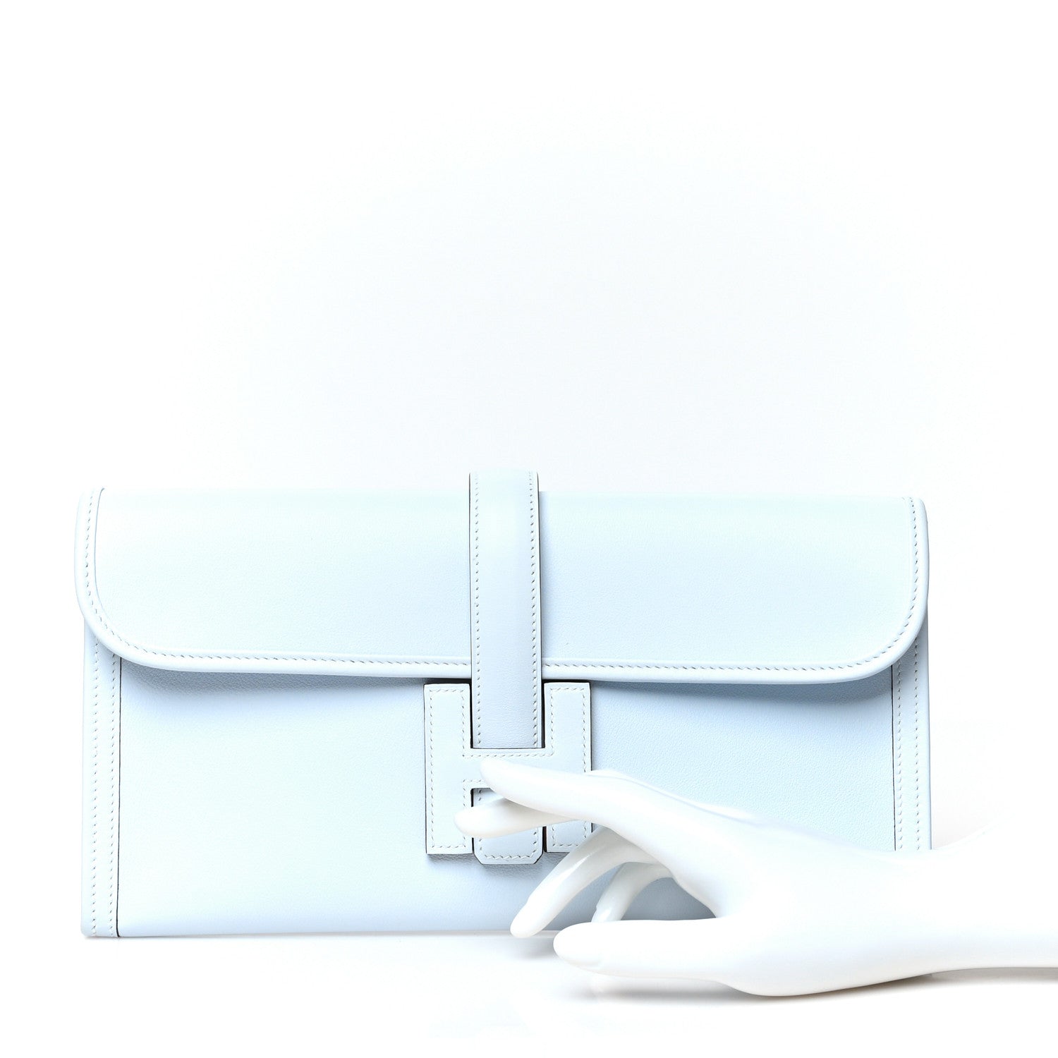 Hermes Swift Jige Elan 29 Clutch Bleu Brume 2 of 9