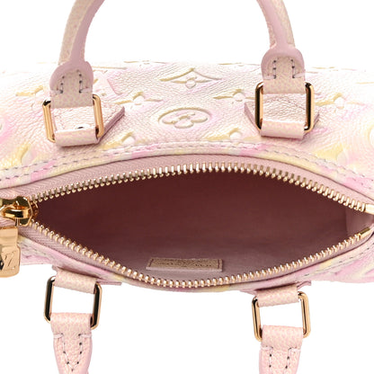 Louis Vuitton Empreinte Monogram Summer Stardust Nano Speedy Pink 5 of 9