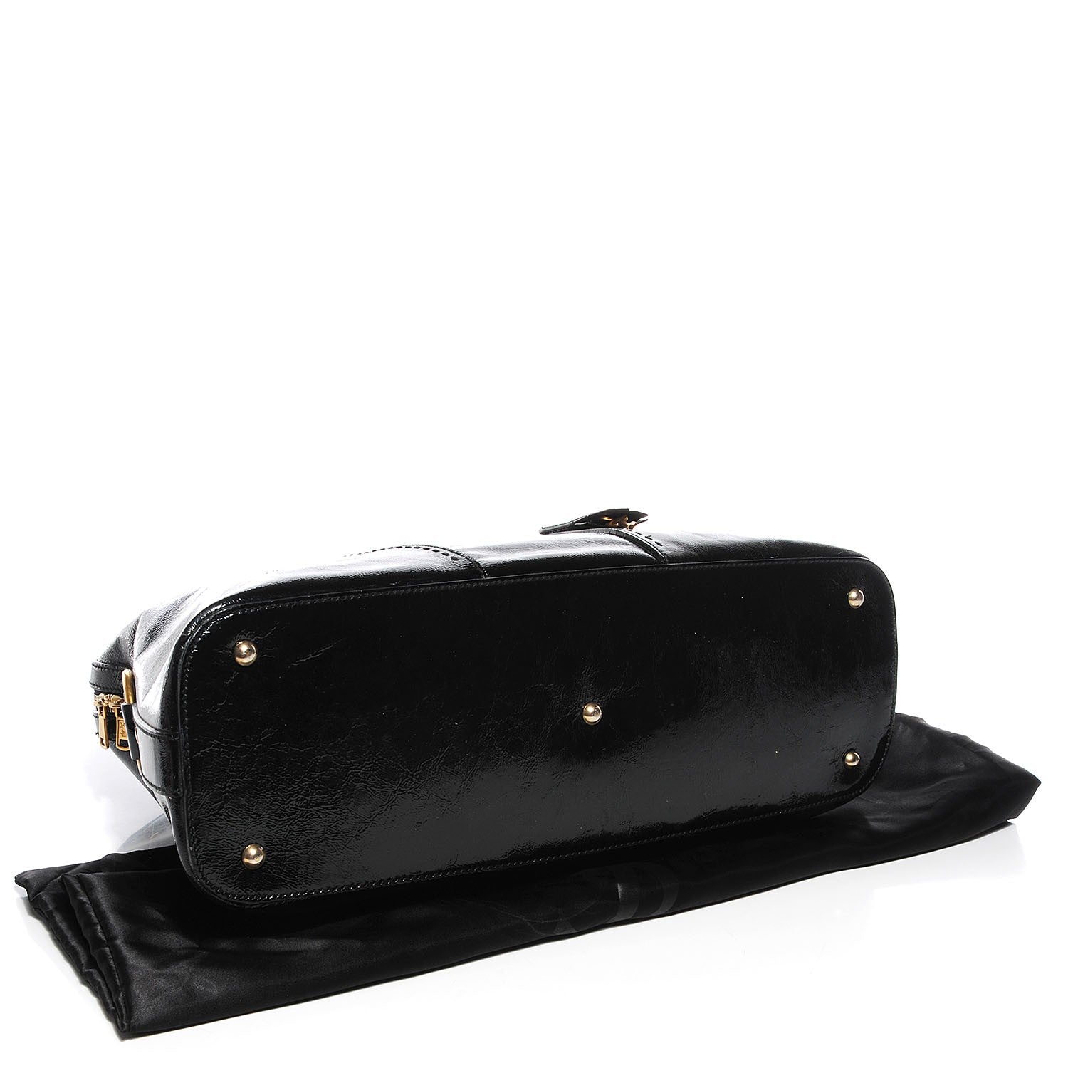 Saint Laurent Patent Oversized Muse Black 4 of 7