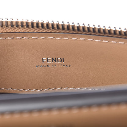 Fendi Vitello Baltico Nappa Flowerland Studded Small Dotcom Click Chain Satchel Cuoio Multicolor 8 of 10