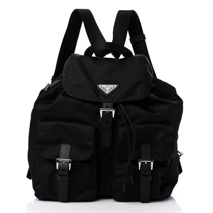 Prada Re-Nylon Saffiano Medium Backpack Black 3 of 9