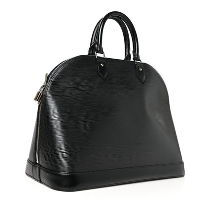 Louis Vuitton Epi Alma GM Black 3 of 15