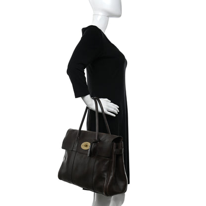 Mulberry Classic Grain Calfskin Bayswater Chocolate 2 of 8