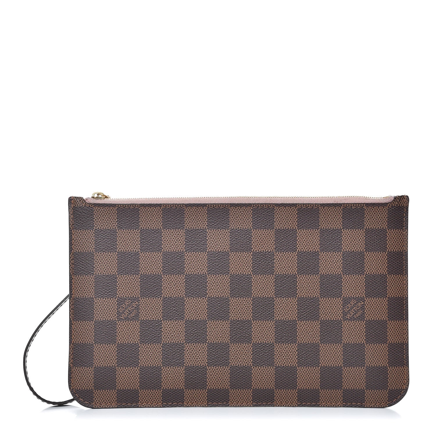 Louis Vuitton Damier Ebene Neverfull MM GM Pochette Rose Ballerine 1 of 14