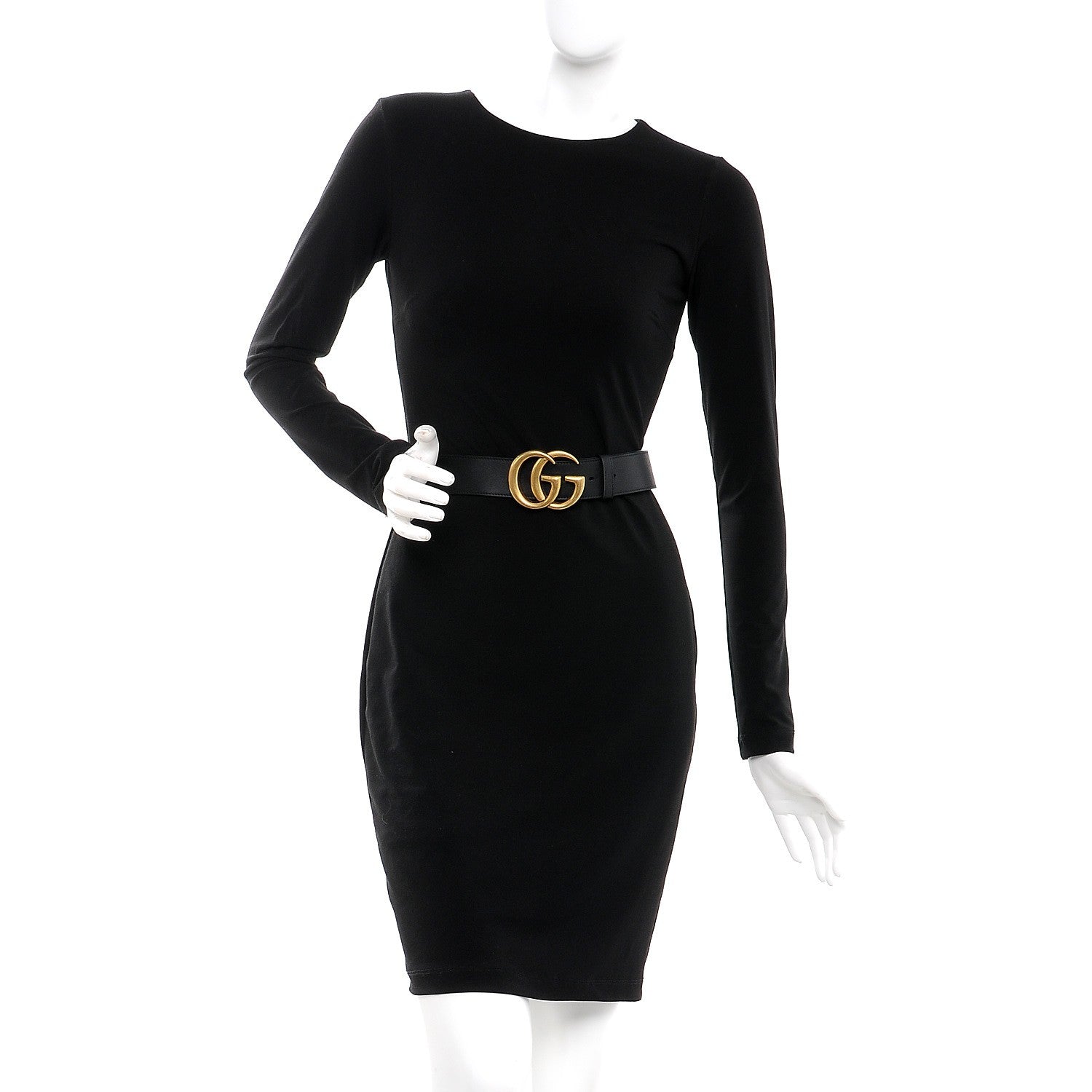 Gucci Calfskin Double G 40mm Belt 95 38 Black 2 of 14