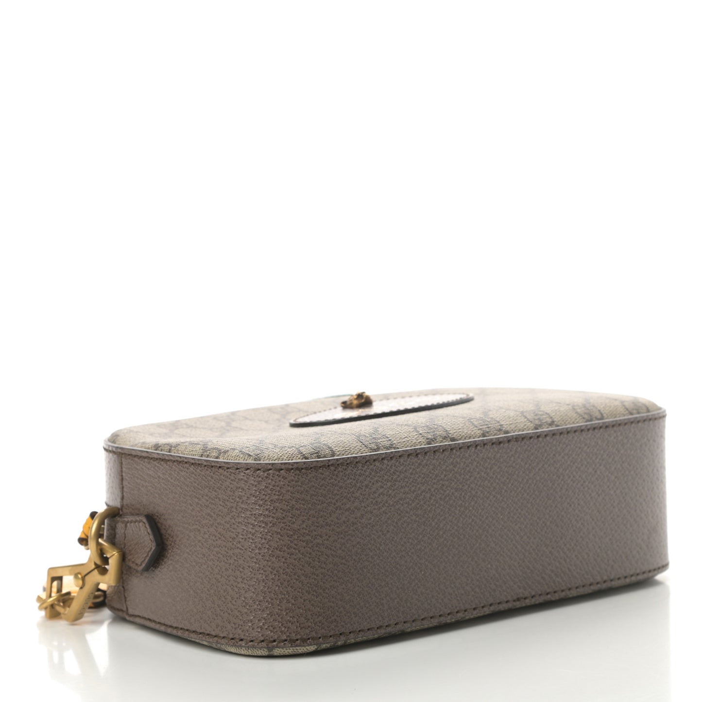 GG Supreme Monogram Web Neo Vintage Shoulder Bag Beige New Acero Crop
