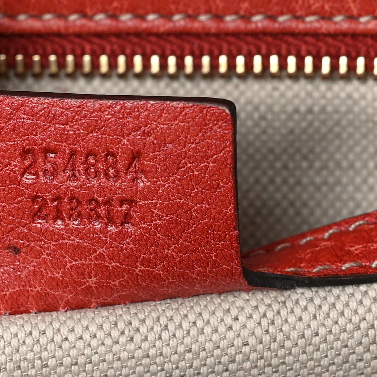 Calfskin Medium New Bamboo Top Handle Bag Red