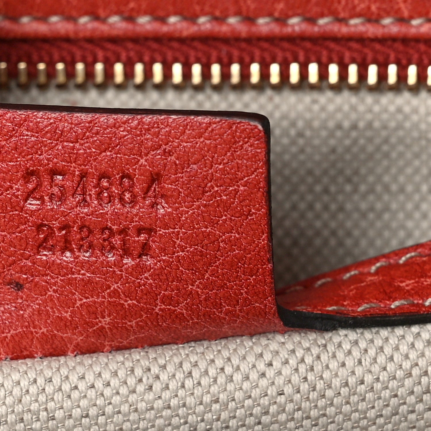 Gucci Calfskin Medium New Bamboo Top Handle Bag Red 7 of 9
