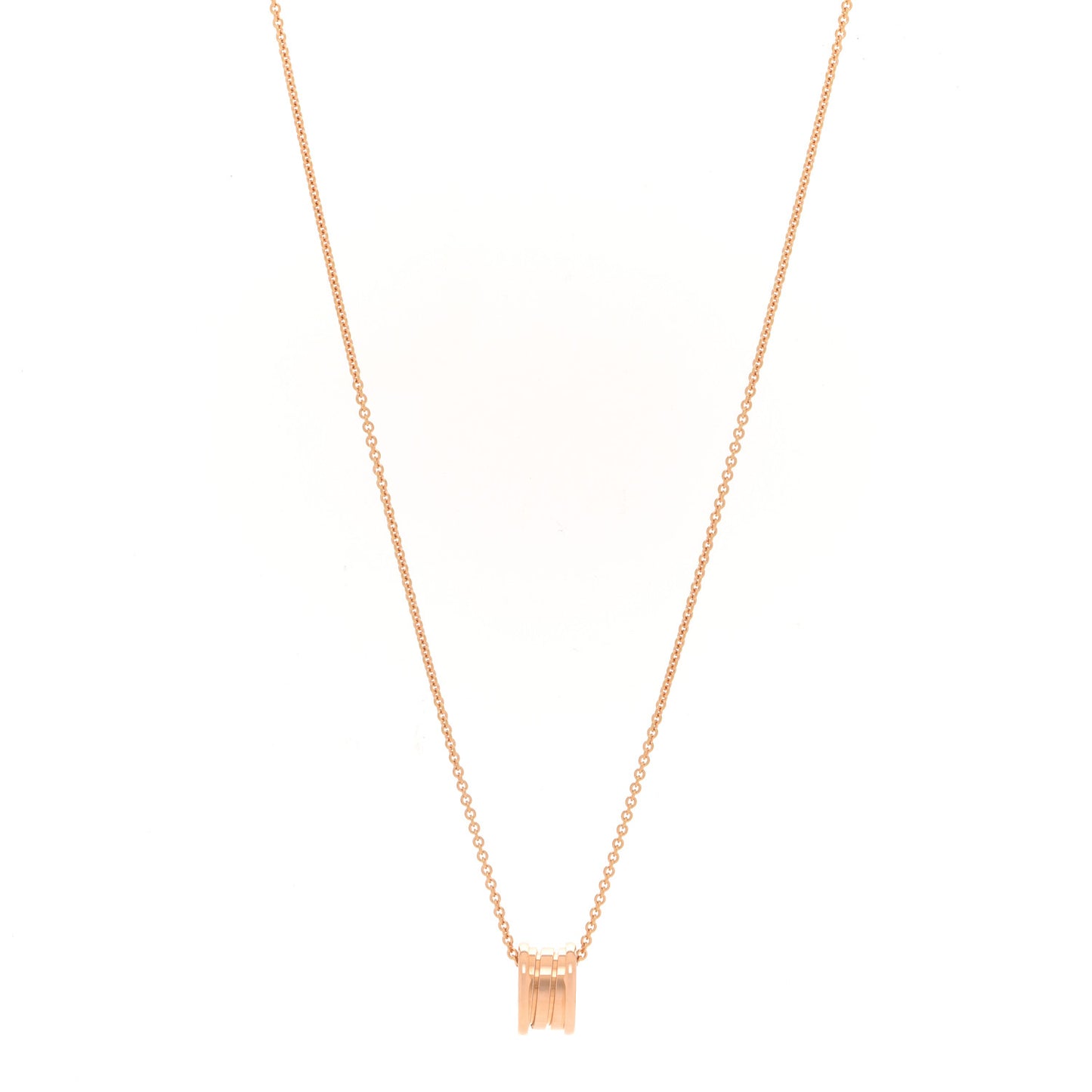 18K Rose Gold B.Zero1 Pendant Necklace
