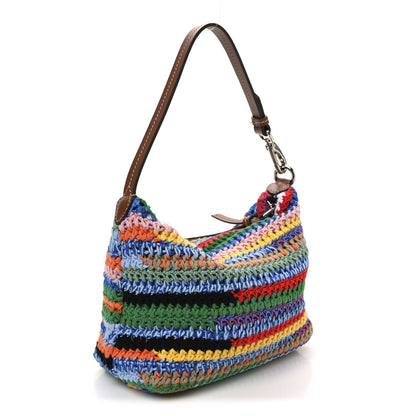 Miu Miu Fabric Crochet Pouch Multicolor 3 of 10
