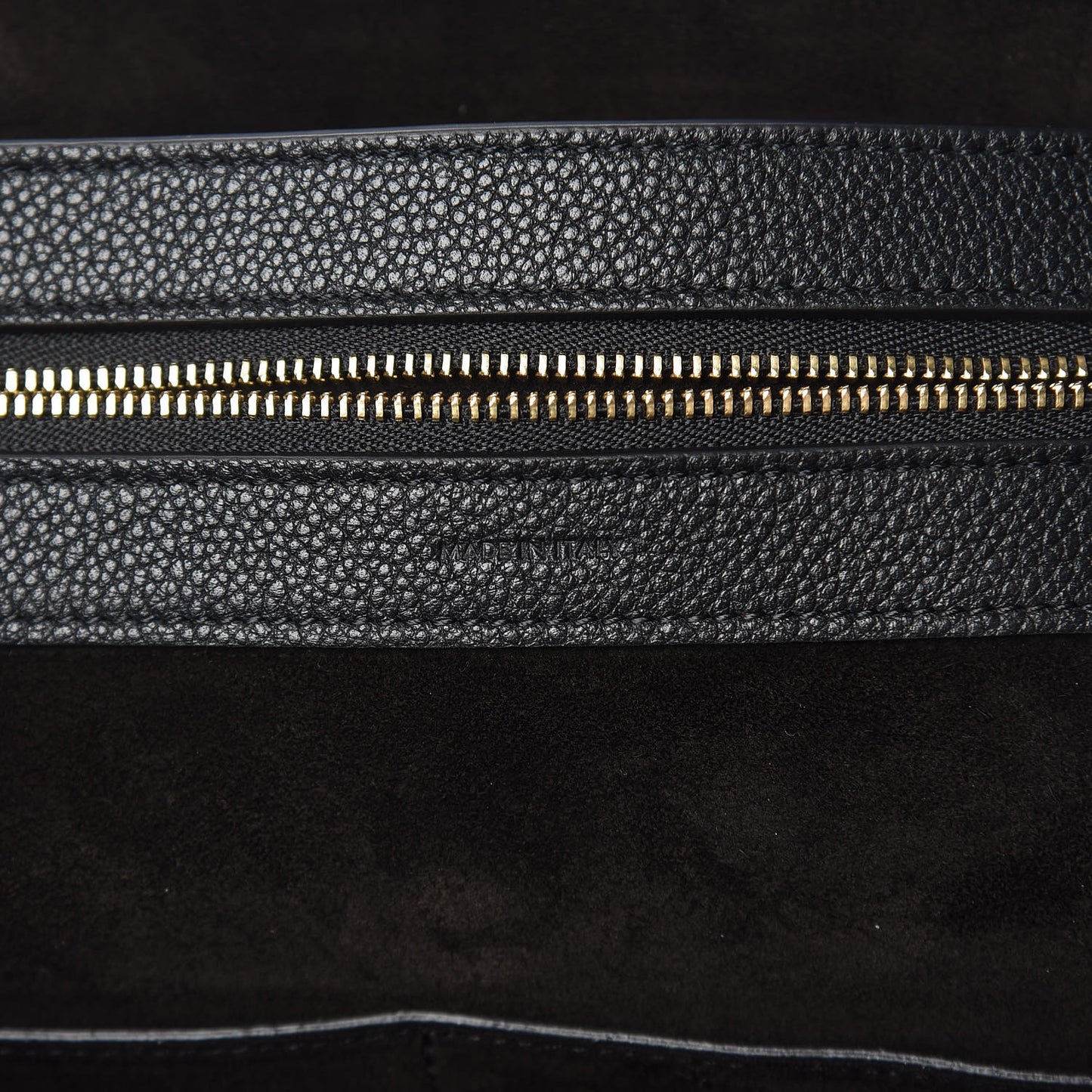 Soft Grained Calfskin Medium Belt Cabas Phantom Black