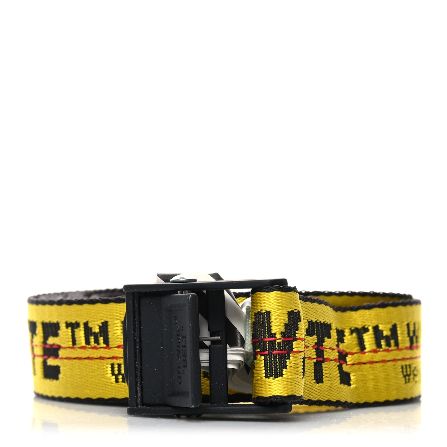 Off-White Industrial Belt Yellow 1 of 4