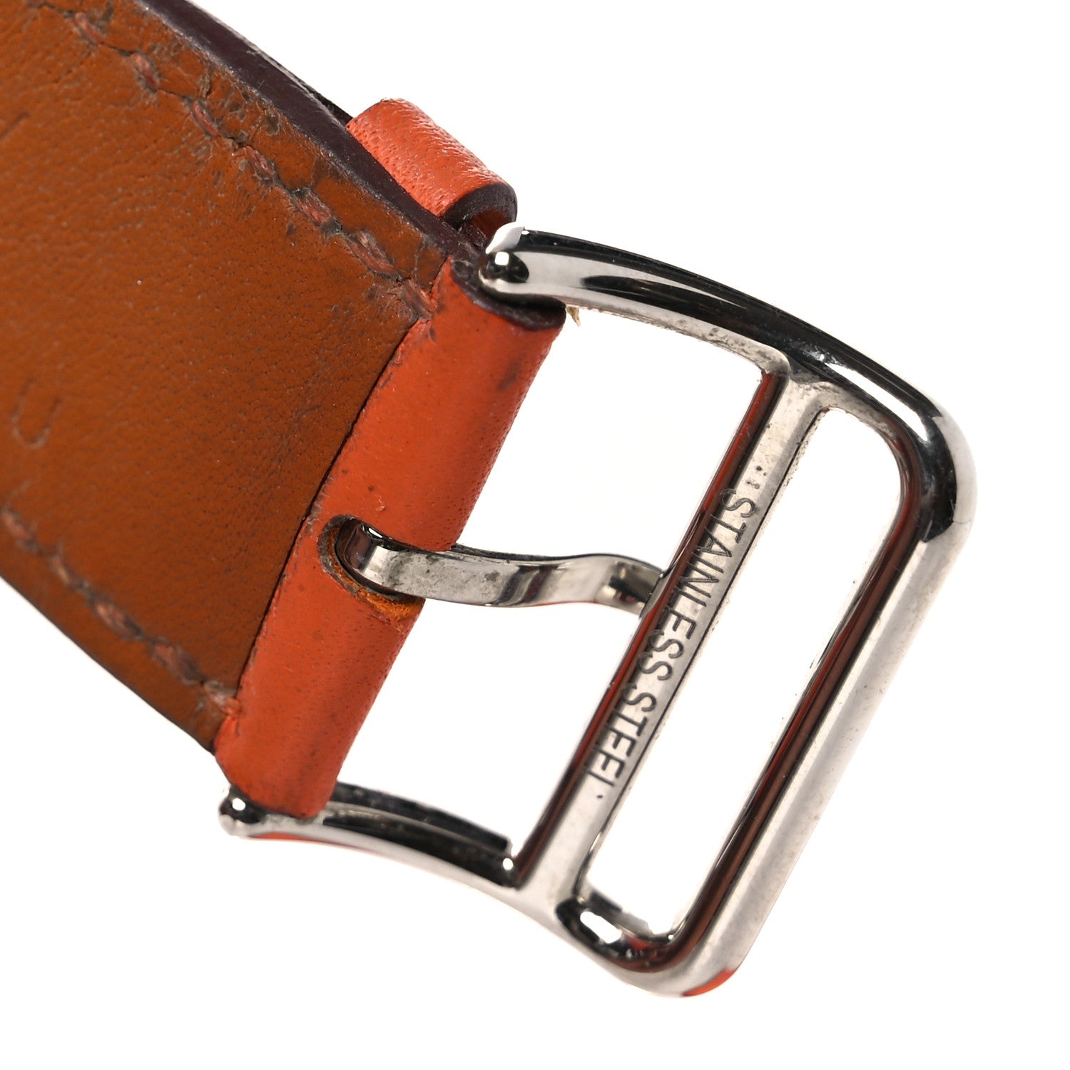 Hermes Swift 45mm Apple Watch Single Tour Band Orange 7 of 9