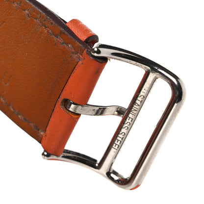 Hermes Swift 45mm Apple Watch Single Tour Band Orange 7 of 9