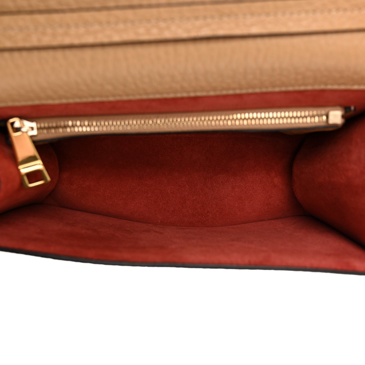 Chloe Calfskin Small Ora Top Handle Bag Beige 5 of 15