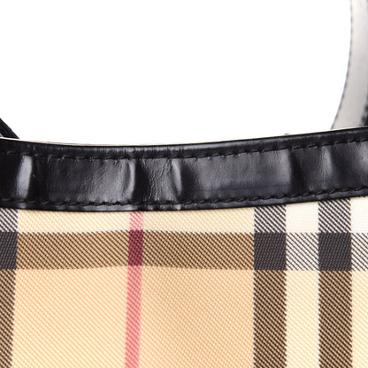 Burberry Vintage Check Shoulder Bag Black 9 of 11