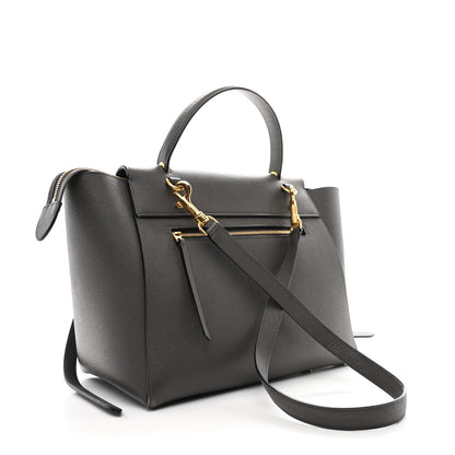 Celine Grained Calfskin Mini Belt Bag Grey 3 of 10