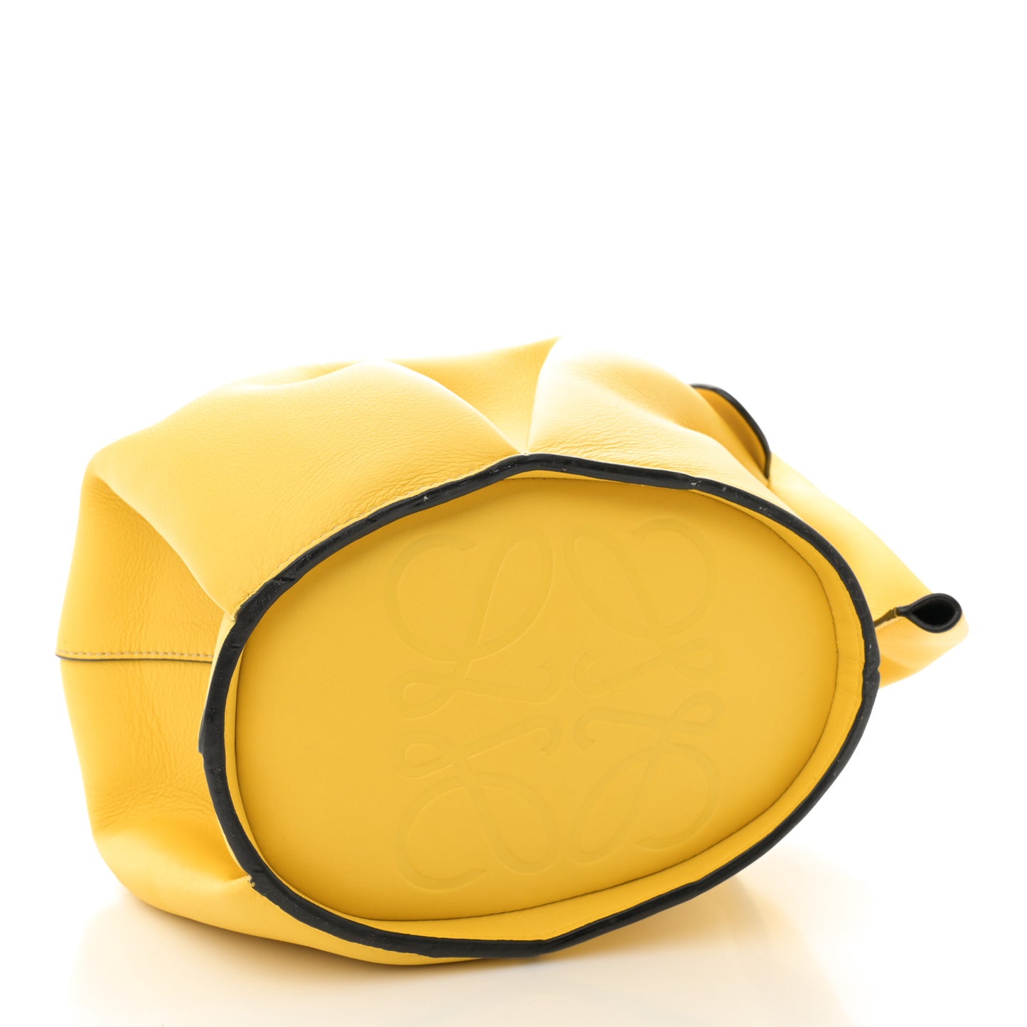 Calfskin Large Elephant Crossbody Bag Yellow