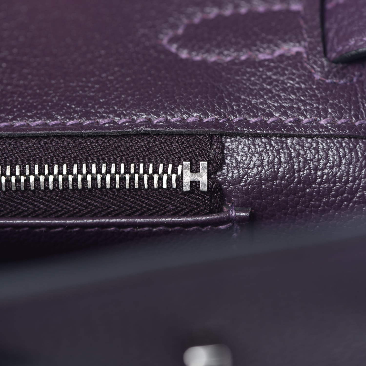 Hermes Togo Birkin 25 Raisin 22 of 34