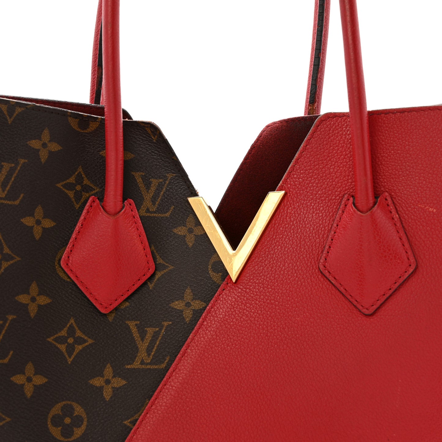 Calfskin Monogram Kimono Tote Cherry