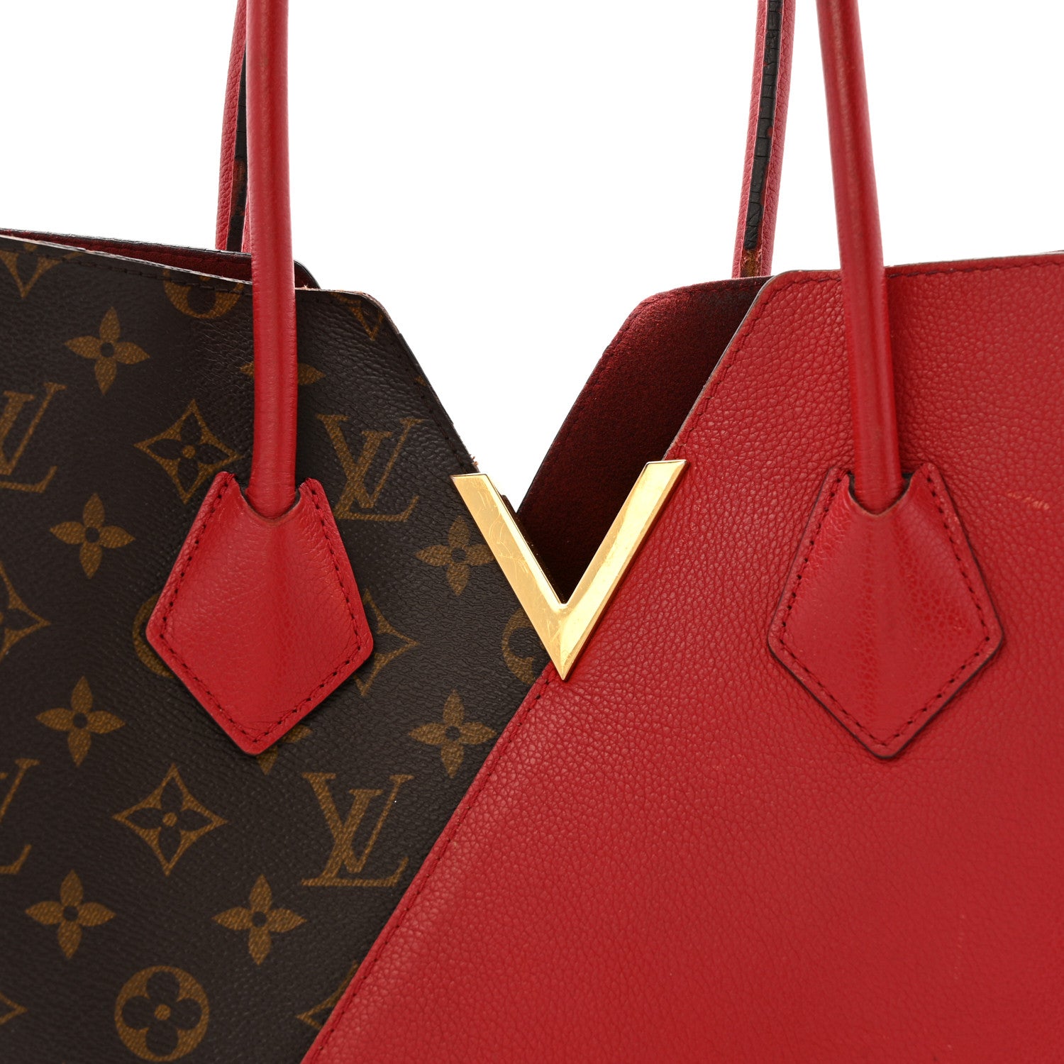 Louis Vuitton Calfskin Monogram Kimono Tote Cherry 8 of 15