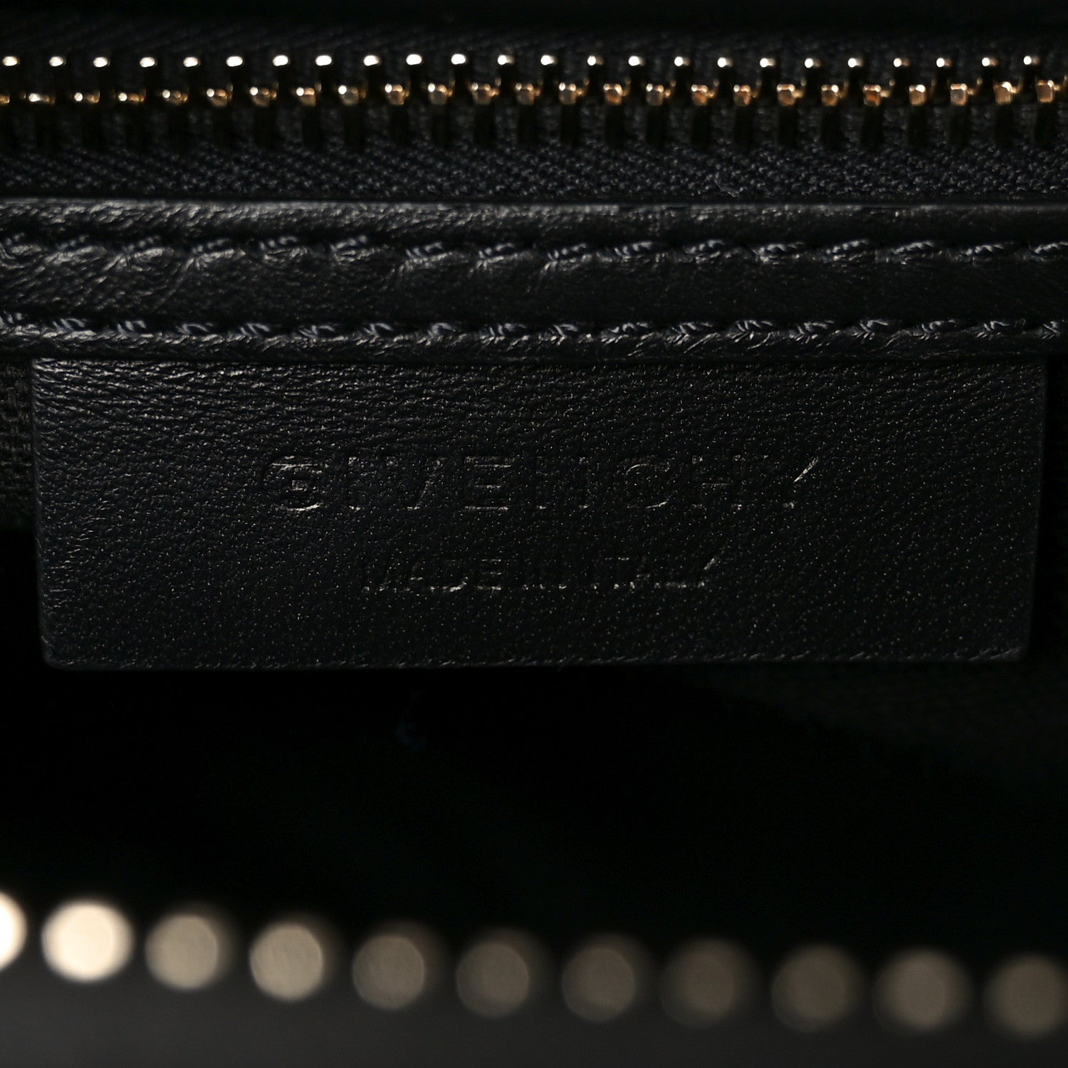 Givenchy Calfskin Crocodile Embossed Small Antigona Black 6 of 10