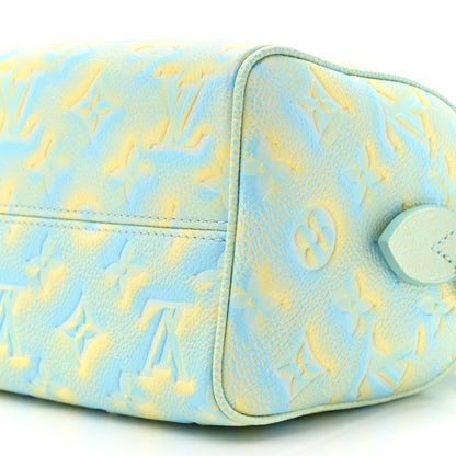 Louis Vuitton Empreinte Monogram Summer Stardust Speedy 20 Water Green 8 of 9