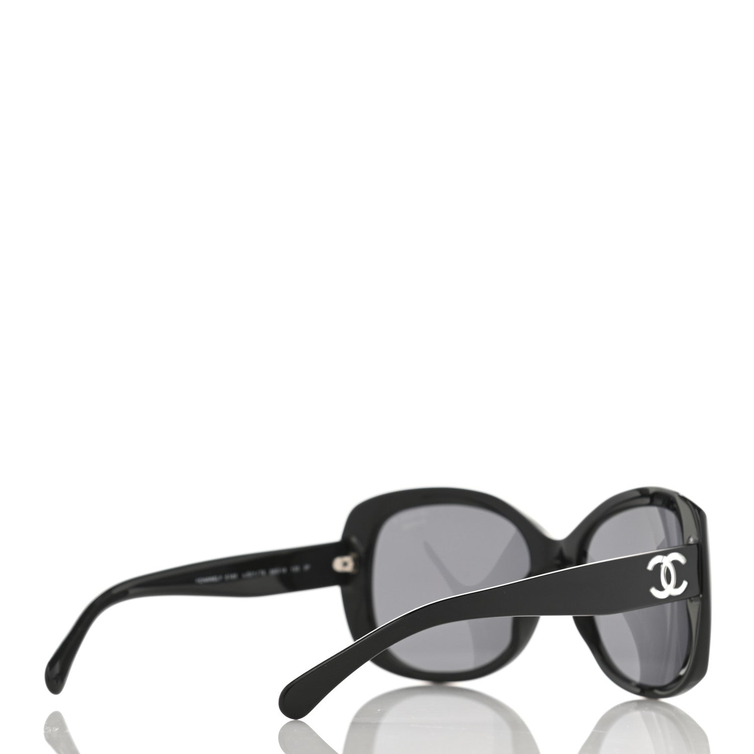 Chanel Acetate CC Sunglasses 5183 Black 4 of 8