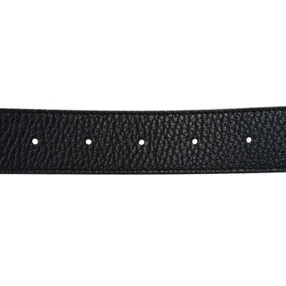 Louis Vuitton Taurillon Calfskin 30mm LV Initiales Reversible Belt 100 40 Black 4 of 5