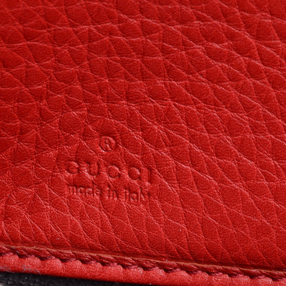Gucci Pebbled Calfskin Soho Zip Around Wallet Red 5 of 6