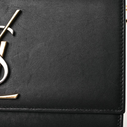 Saint Laurent Calfskin Small Monogram Kate Satchel Black 8 of 14