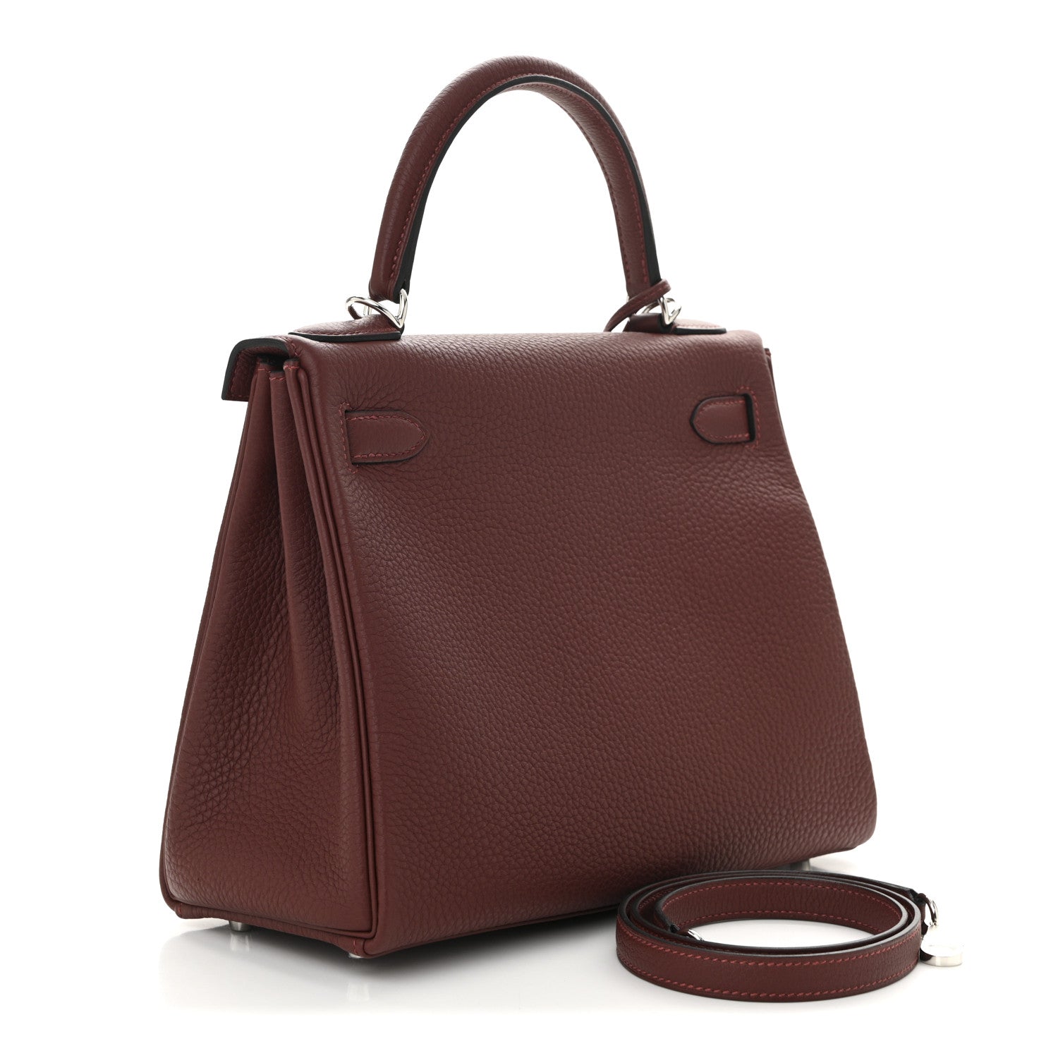 Hermes Togo Kelly Retourne 28 Rouge H 3 of 11