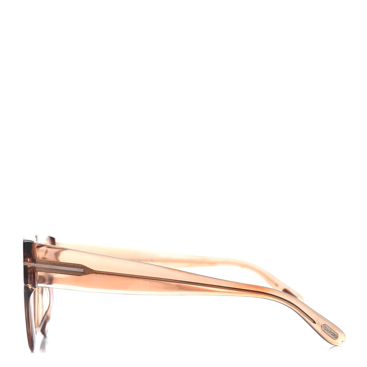 Tom Ford Acetate Slater Cat Eye Sunglasses TF658 Gold 3 of 8