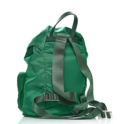 Prada Nylon Vela Saffiano Double Buckle Backpack Oleandro 3 of 10
