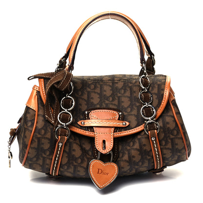 Christian Dior Monogram Romantique Trotter Flap Bag Brown 1 of 9