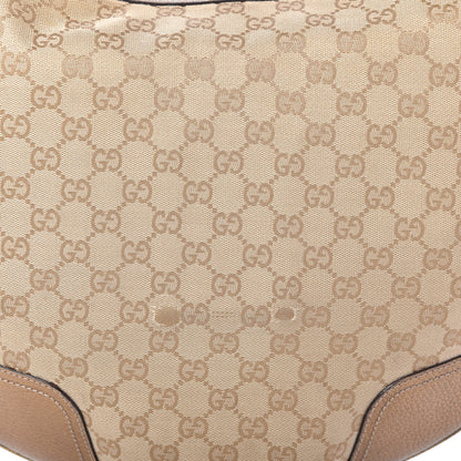 Gucci Monogram Large Princy Hobo Metallic Bronze 10 of 12