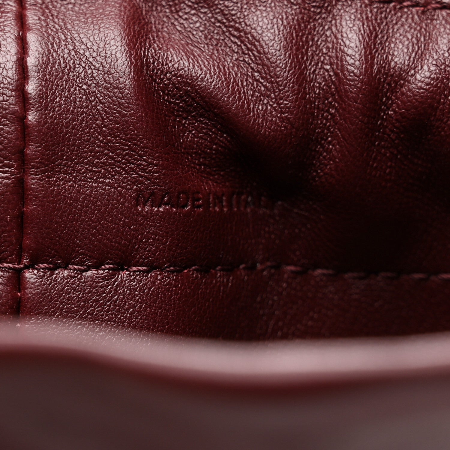 Celine Lambskin small Crystal Pouch Crossbody Bag  Syrah 7 of 11