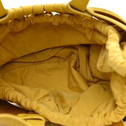 Bottega Veneta French Calfskin Small Shell Bag Yellow 5 of 8