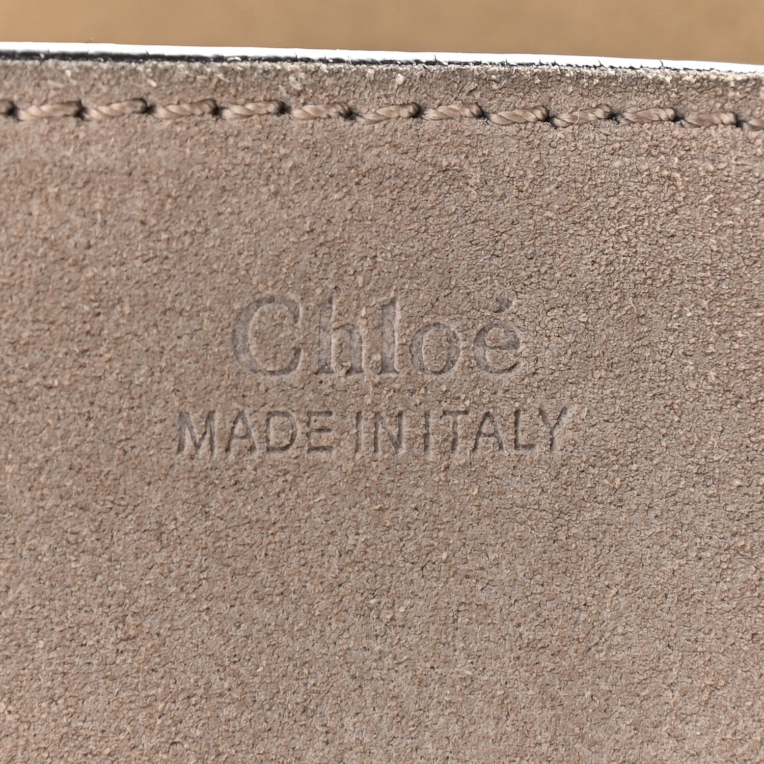 Chloe Suede Smooth Calfskin Mini Drew Shoulder Bag Motty Grey 6 of 9