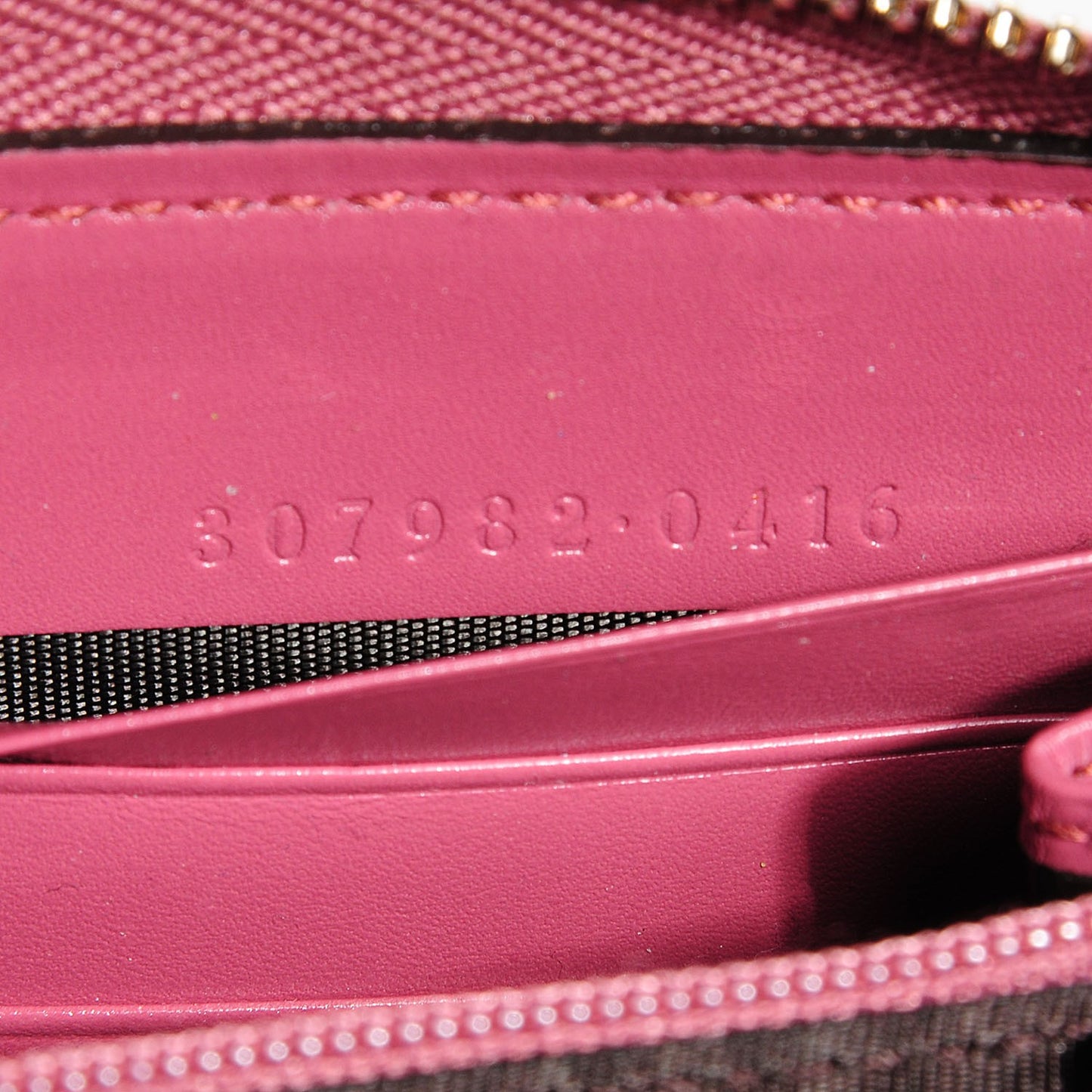 Imprime Monogram GG Pierce Zip Around Wallet Vintage Rose