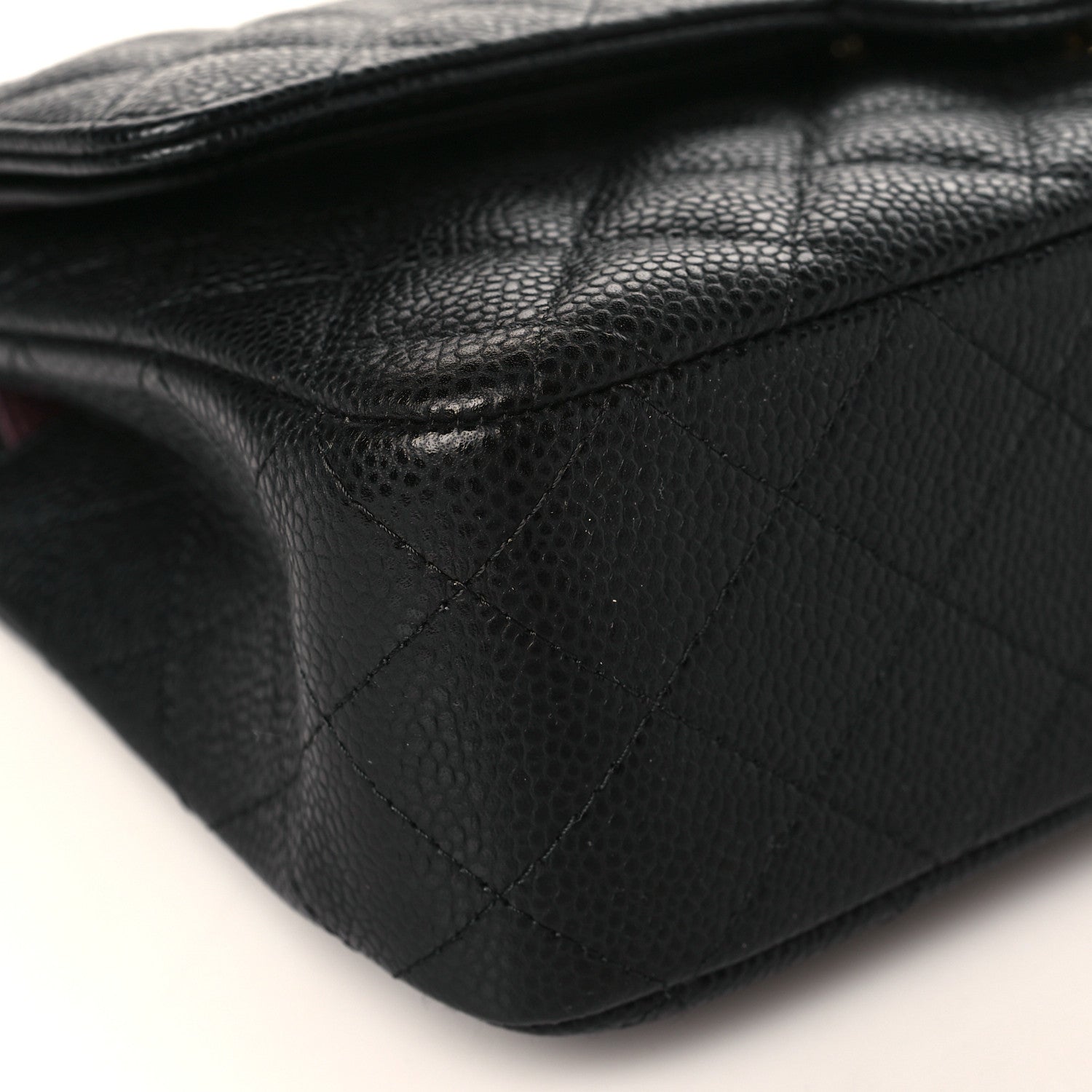 Chanel Caviar Quilted Medium Double Flap Black 8 of 9