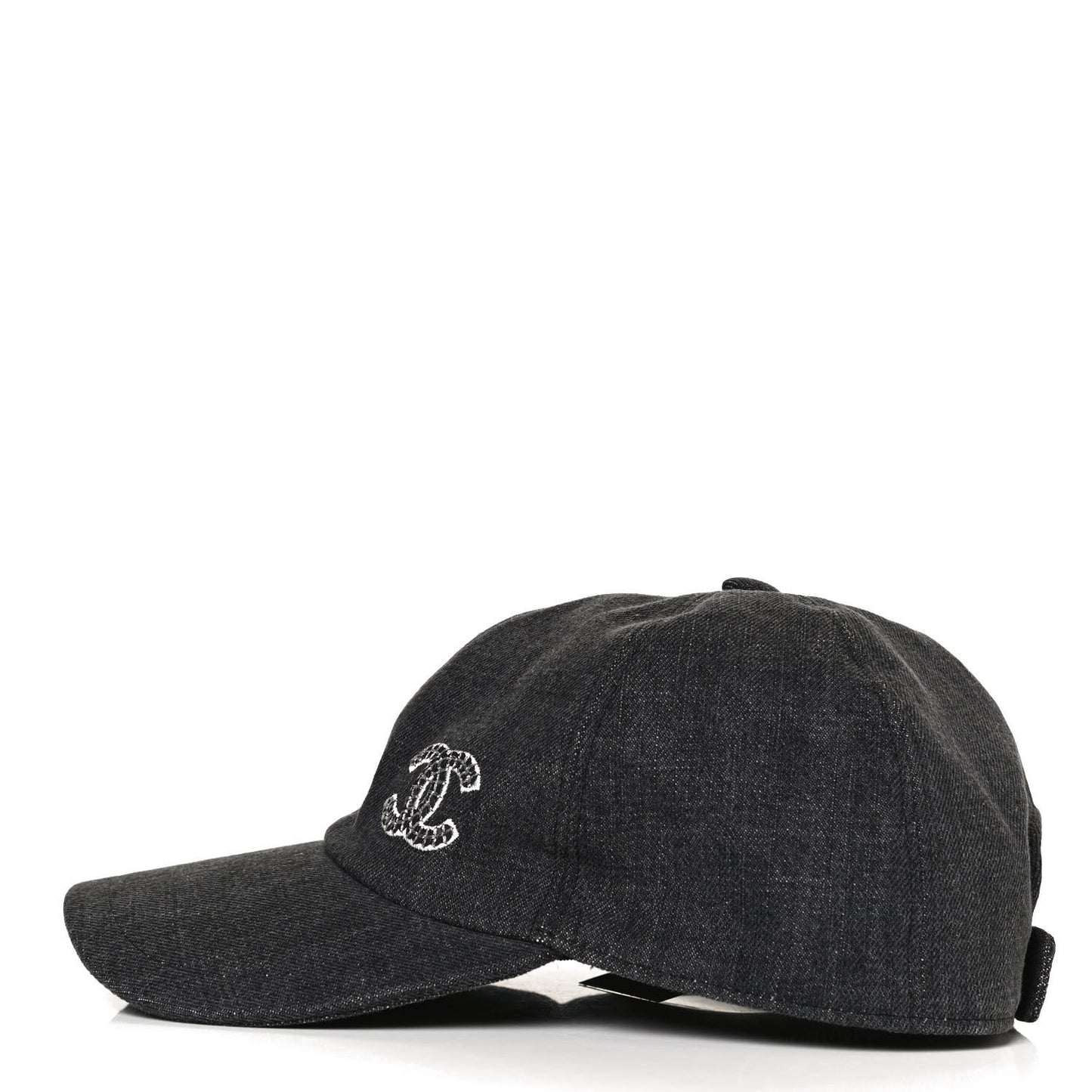 Cotton Sequin CC Cap Hat Black